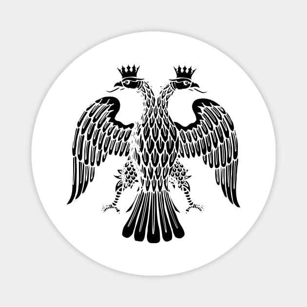 Double-headed Eagle: Western Edition Magnet by blackroserelicsshop@gmail.com